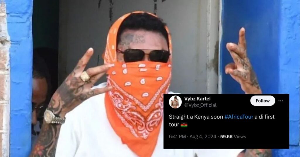 Vybz Kartel Confirms Kenya Stop on Highly Anticipated African Tour