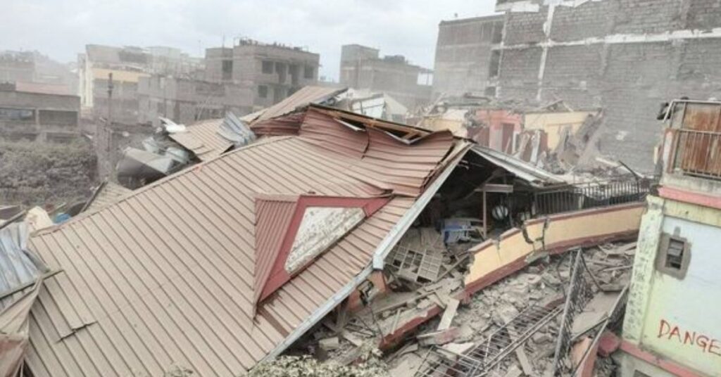 Panic in Kahawa West as 7-Story Structure Collapses, Rescue Ongoing