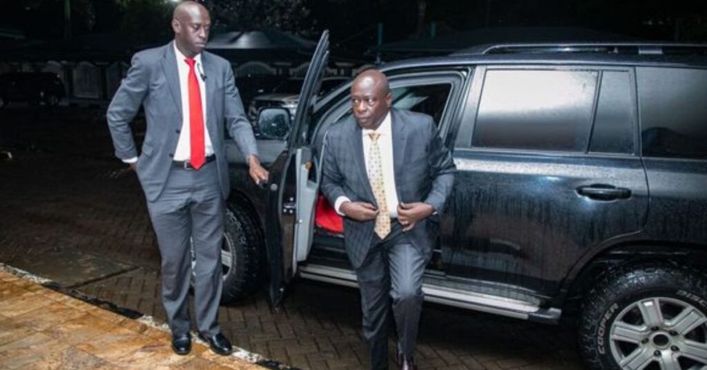 Photos of Gachagua Reporting to Work at 5am Emerge After His Impeachment