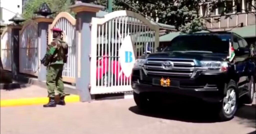 Chaos at Harambee Annex as Gachagua’s Staff Blocked From Accessing Office