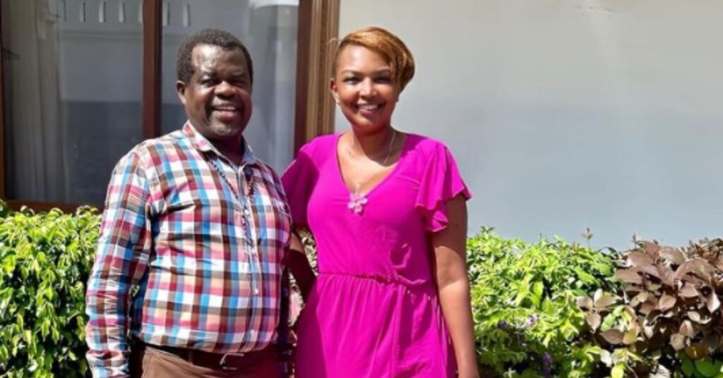 Karen Nyamu Sparks Political Buzz with Okiya Omtatah Photo