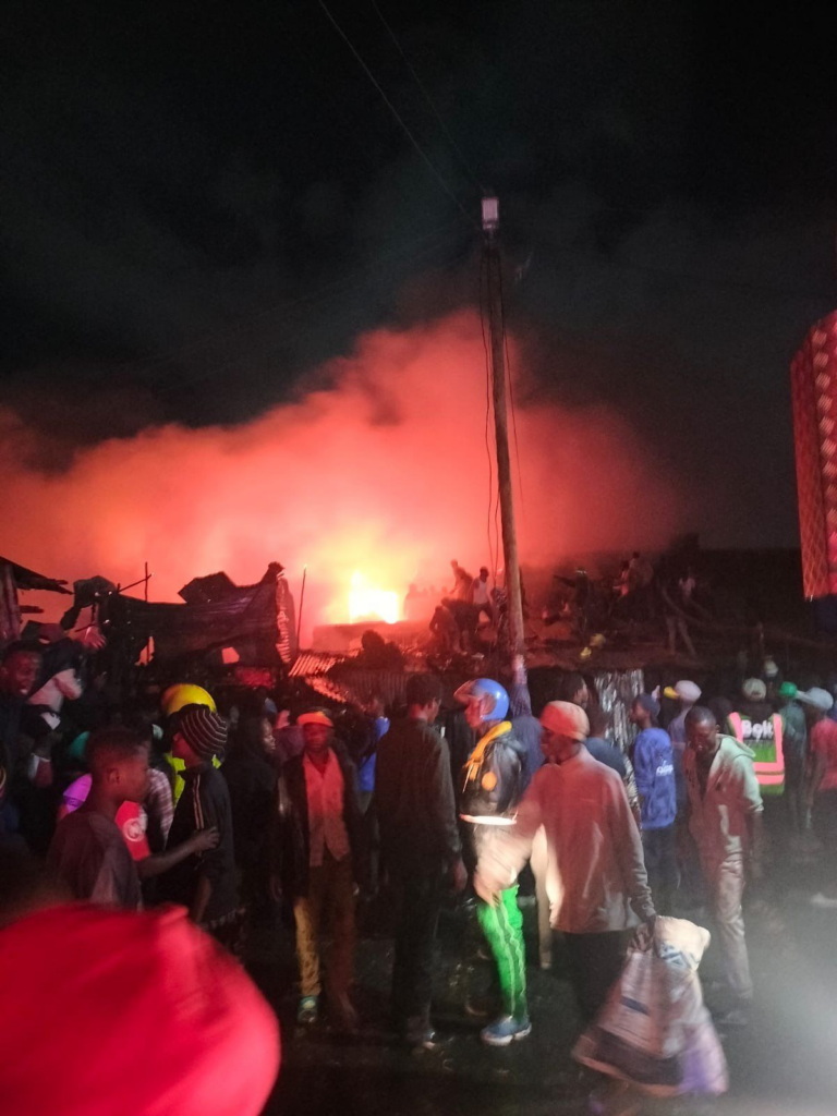 6 Killed, 16 Injured as Fire Engulfs Majengo Area in Kamukunji