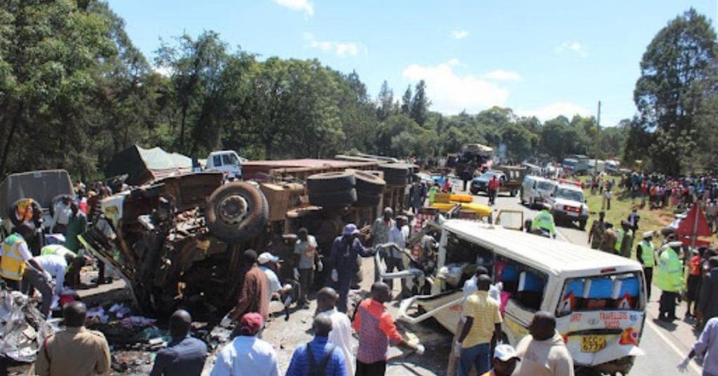 Seven Vehicles Crash on Nairobi-Nakuru Highway