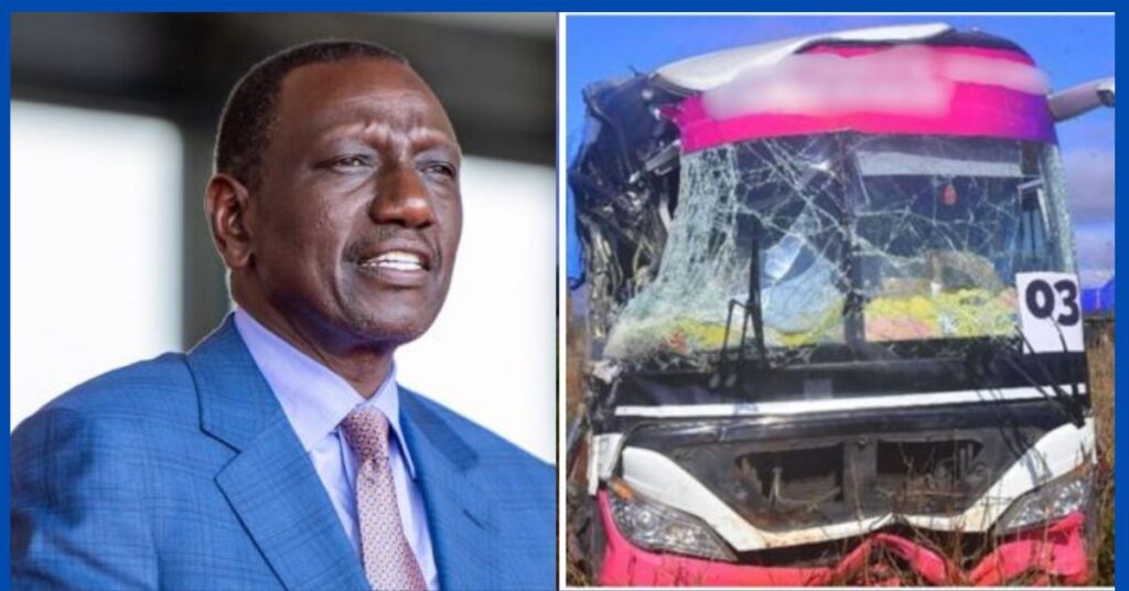 Ruto Reveals Plan to Dual Kenya-Tanzania Highway After Tragic Bus Accident